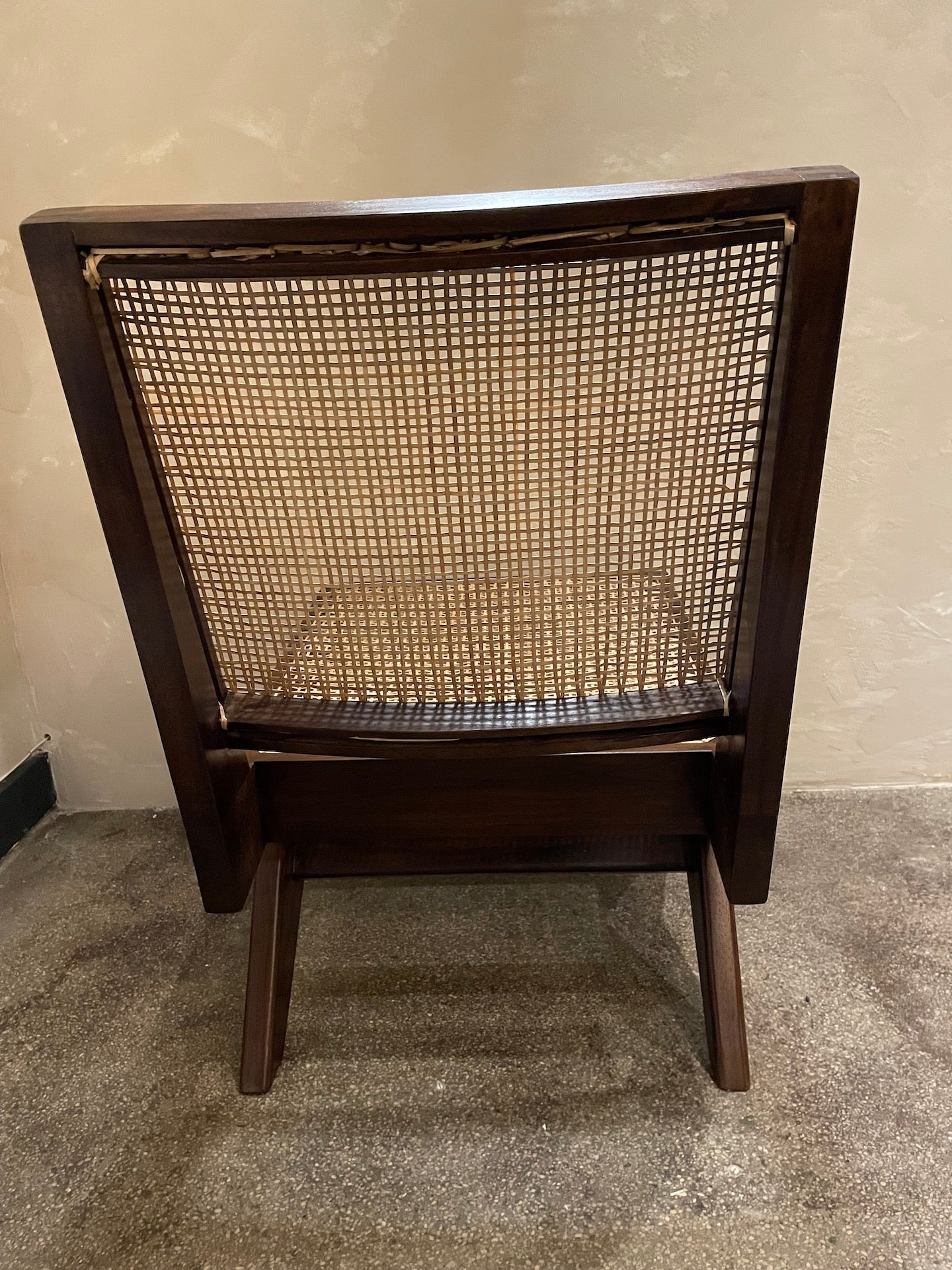 Jeanneret Armless Easy Lounge Chair - Brown - Floor Model - Grade B