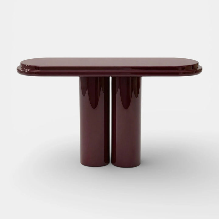 Ida Bordeaux Lacquered Console