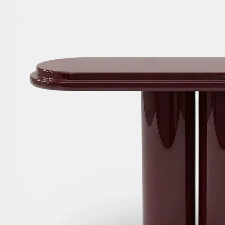 Ida Bordeaux Lacquered Console
