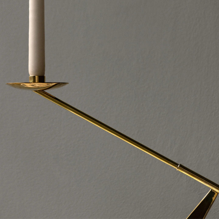 Interconnect Candle Holder - Polished Brass - Open Box