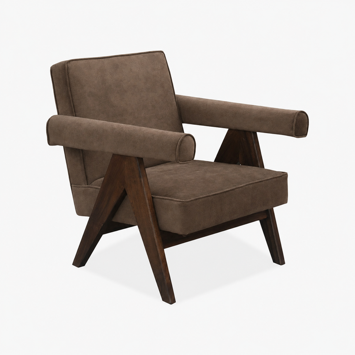 Jeanneret Senate Lounge Chair - Dusty Trail - Floor Model - Grade A