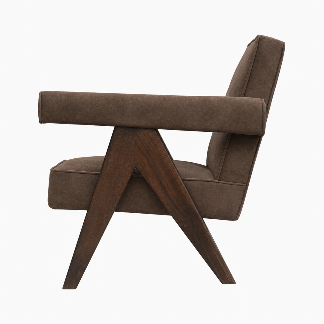Jeanneret Senate Lounge Chair - Dusty Trail - Floor Model - Grade A