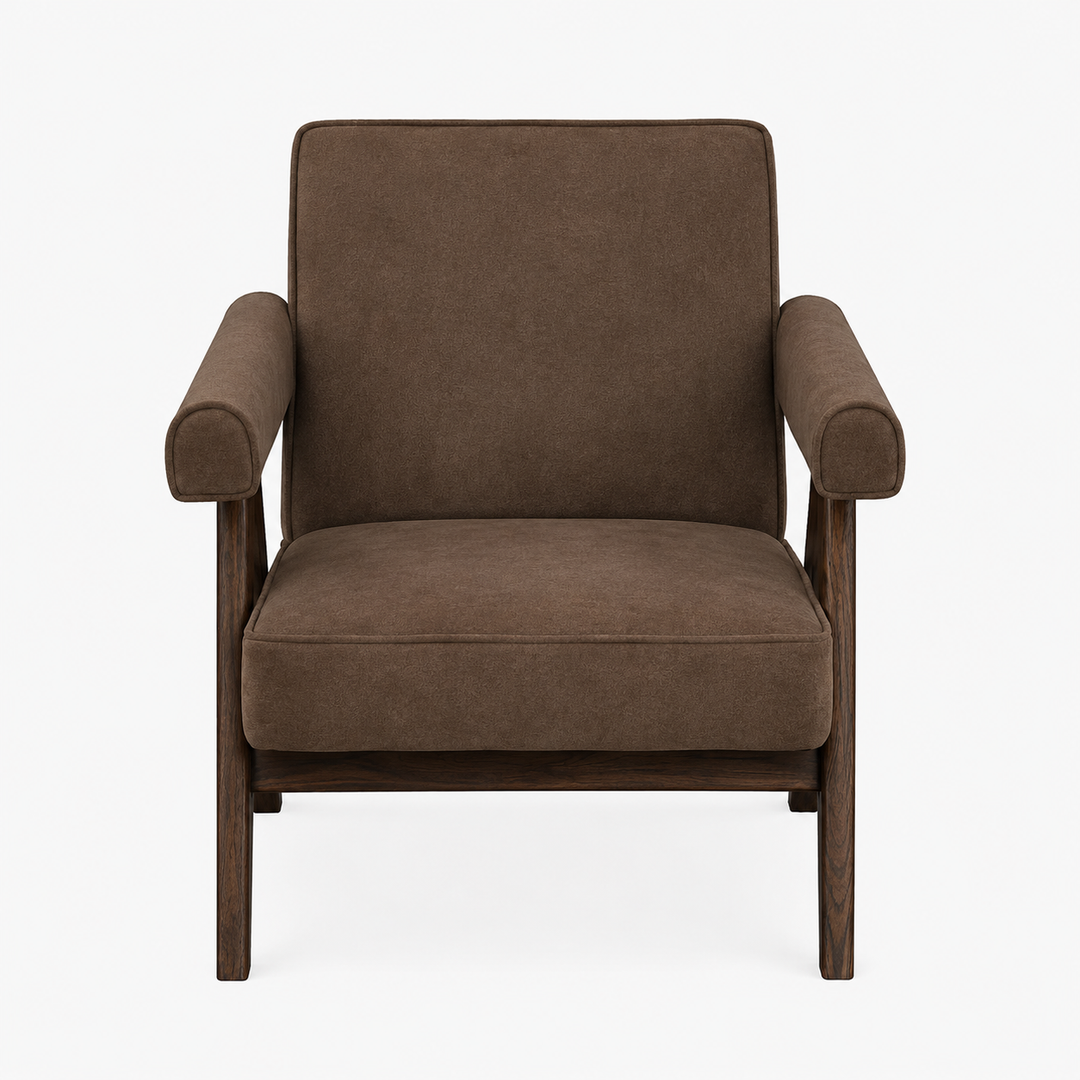 Jeanneret Senate Lounge Chair - Dusty Trail - Floor Model - Grade A