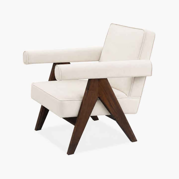 Jeanneret Senate Lounge Chair - Cloud - Grade B
