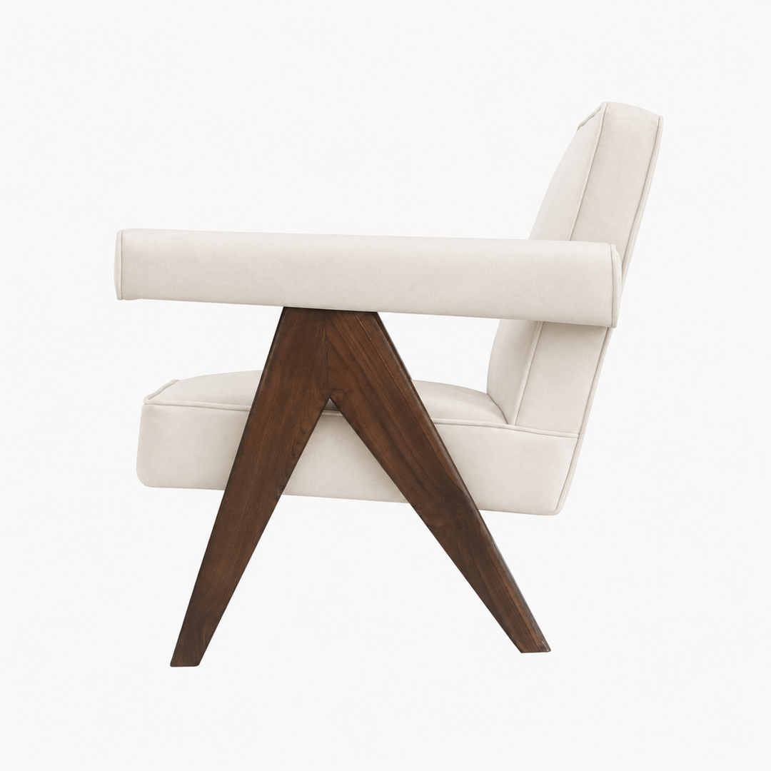 Jeanneret Senate Lounge Chair - Cloud - Grade B