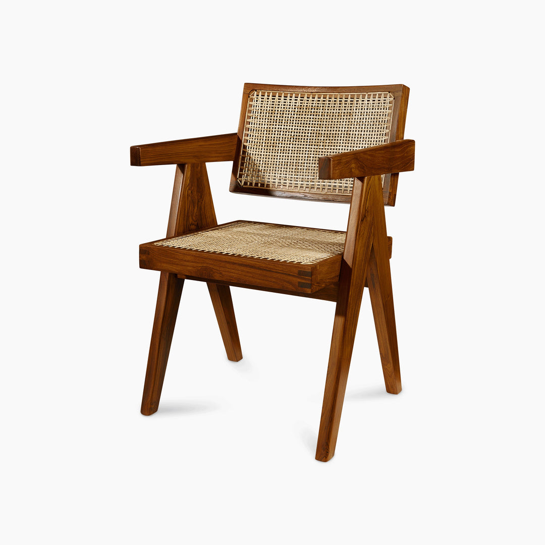Jeanneret Floating Armchair - Natural Teak - Floor Model - Grade B