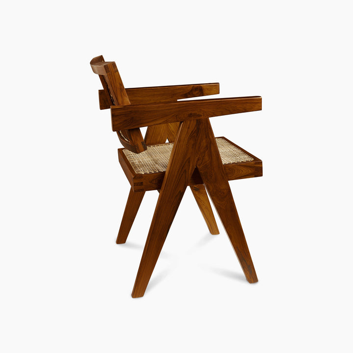 Jeanneret Floating Armchair - Natural Teak - Floor Model - Grade B