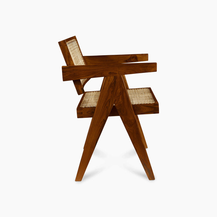 Jeanneret Floating Armchair - Natural Teak - Floor Model - Grade B