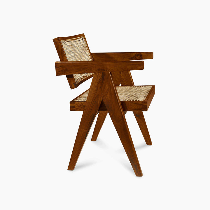 Jeanneret Floating Armchair - Natural Teak - Floor Model - Grade B