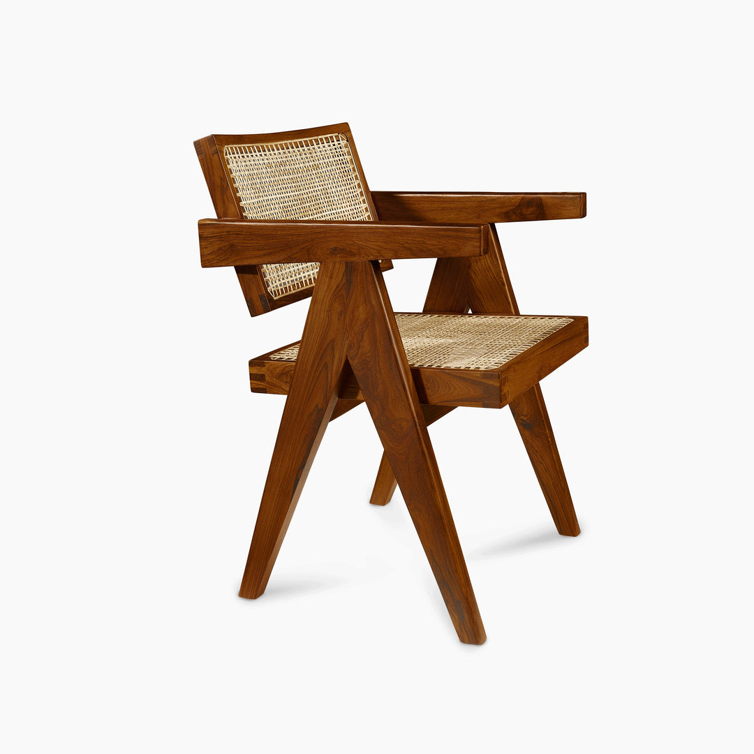 Jeanneret Floating Armchair - Natural Teak - Floor Model - Grade B
