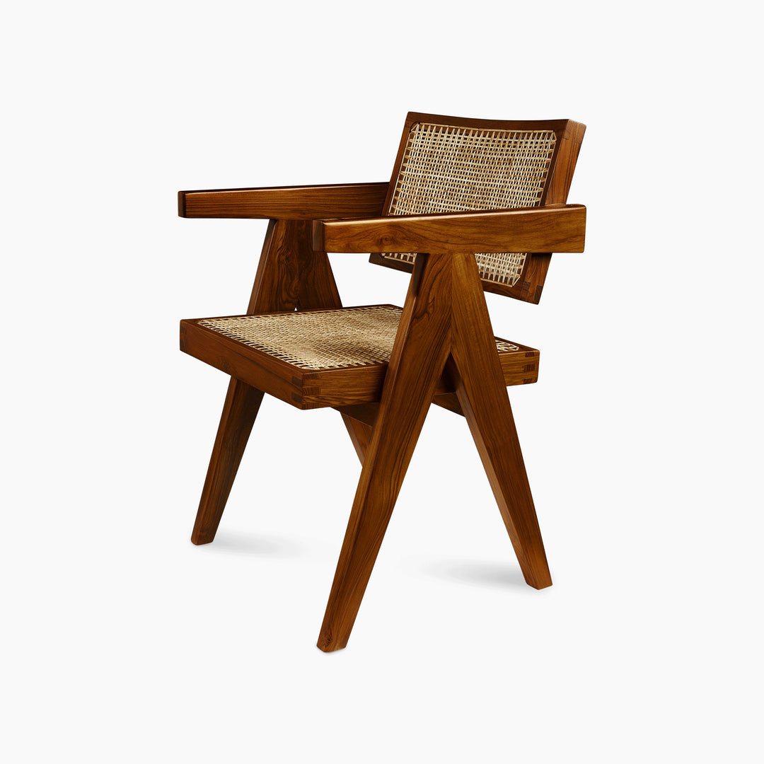 Jeanneret Floating Armchair - Natural Teak - Floor Model - Grade B