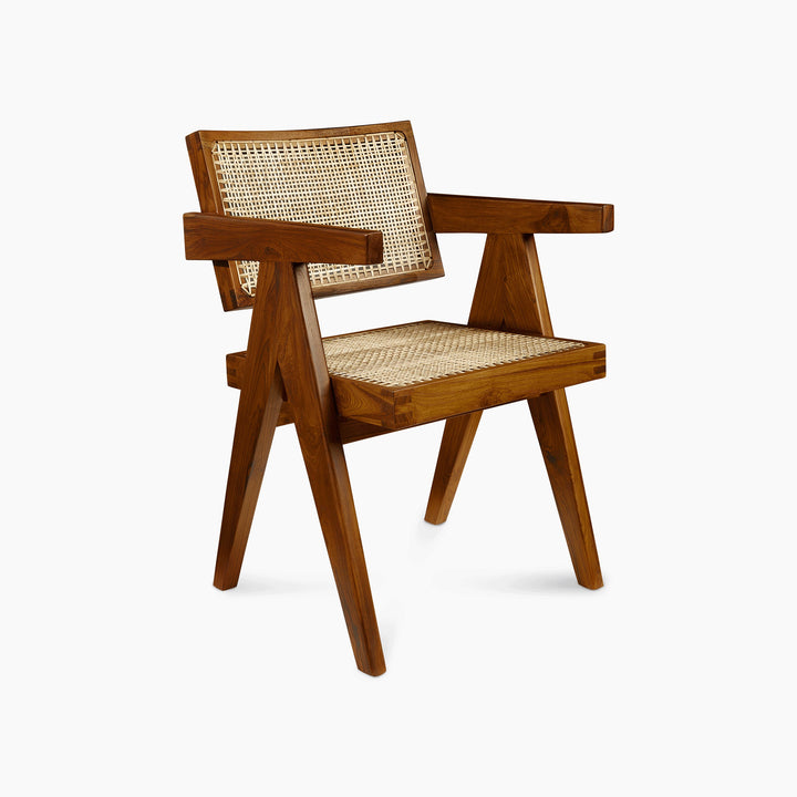 Jeanneret Floating Armchair - Natural Teak - Floor Model - Grade B