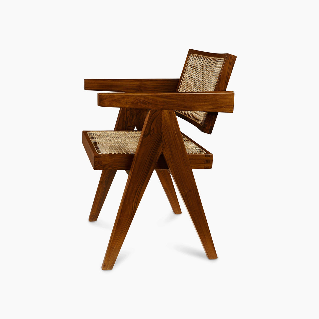 Jeanneret Floating Armchair - Natural Teak - Floor Model - Grade B