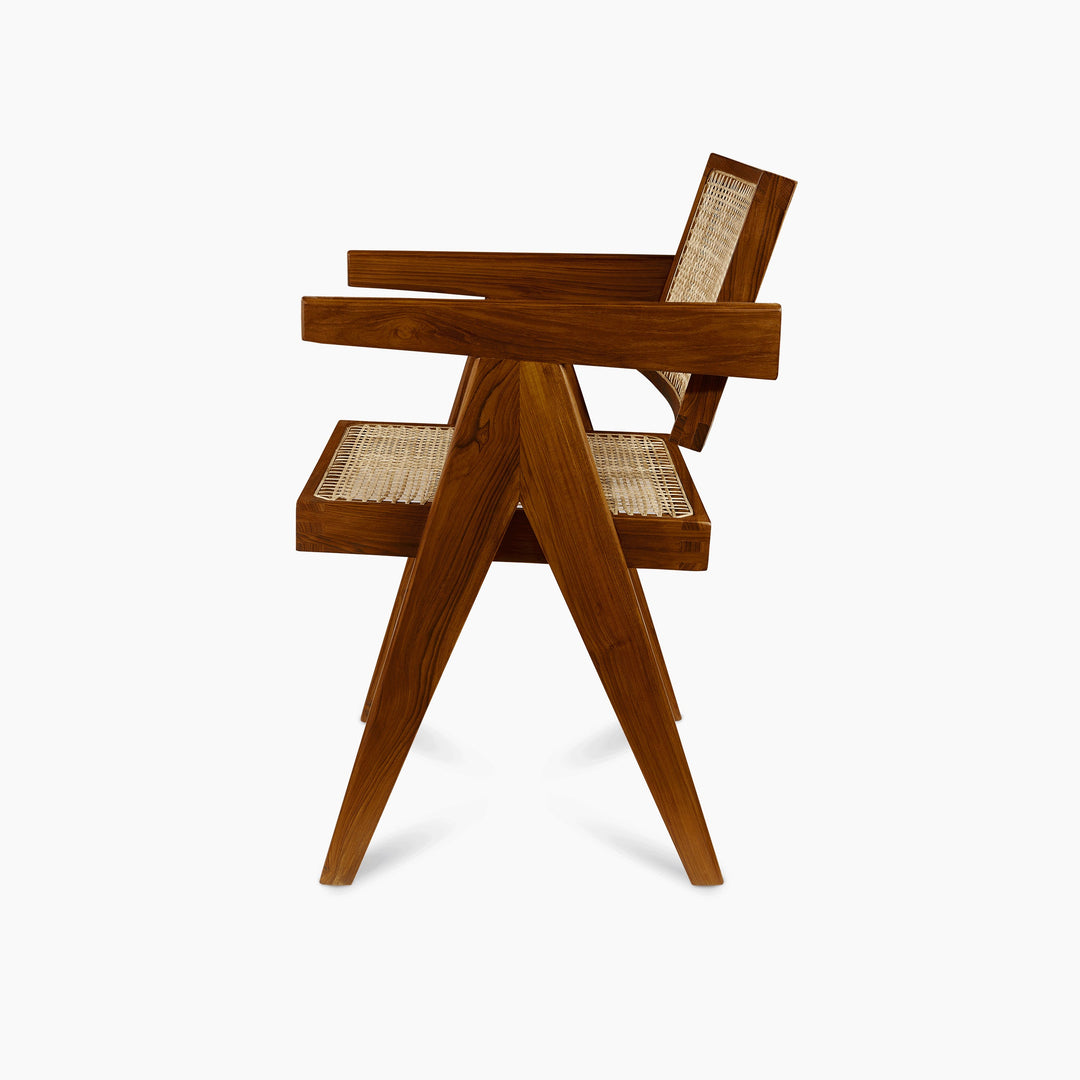 Jeanneret Floating Armchair - Natural Teak - Floor Model - Grade B