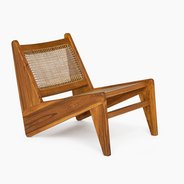 Jeanneret Kangaroo Lounge Chair - Natural - Floor Model - Open Box - Grade A