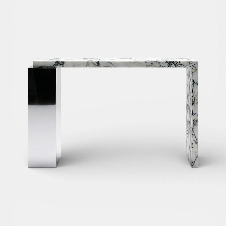 Jill Calacatta Viola & Inox Console