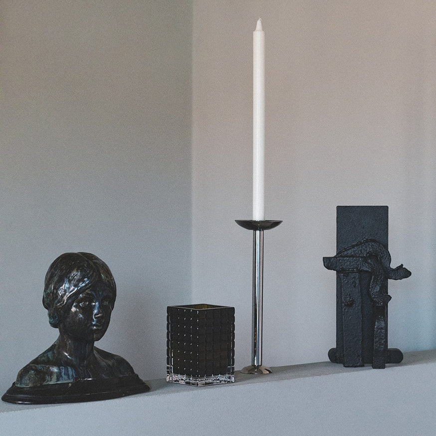 Champagne Metal Candle Holder