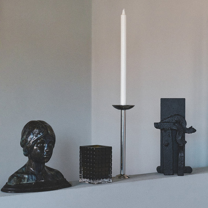 Champagne Metal Candle Holder