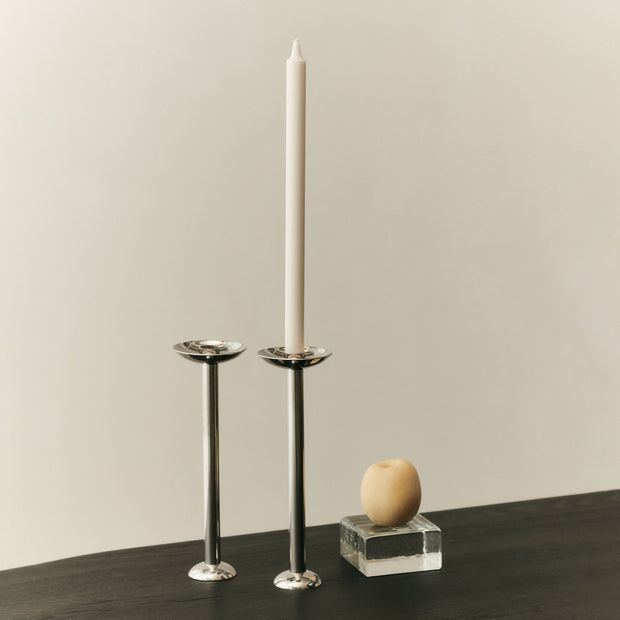 Champagne Metal Candle Holder