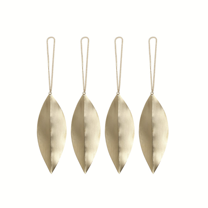 Leaf Ornaments - Set of 4