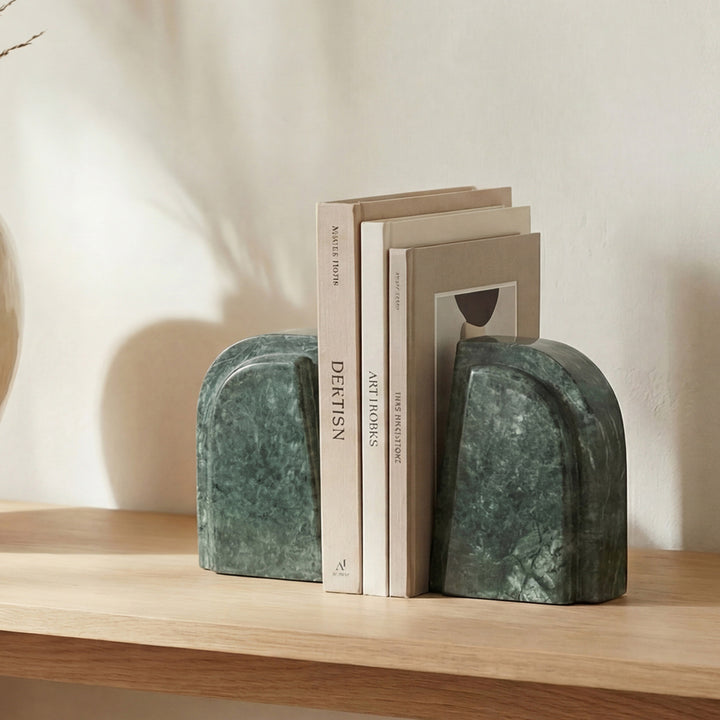 Lina Marble Bookends - Set of 2