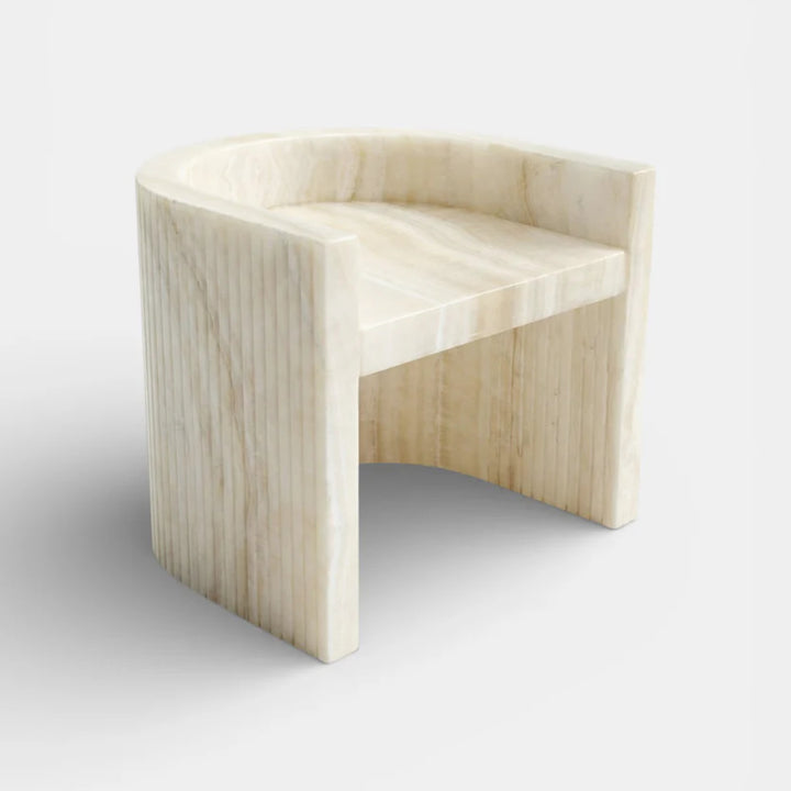 Loris Ivory Onyx Chair