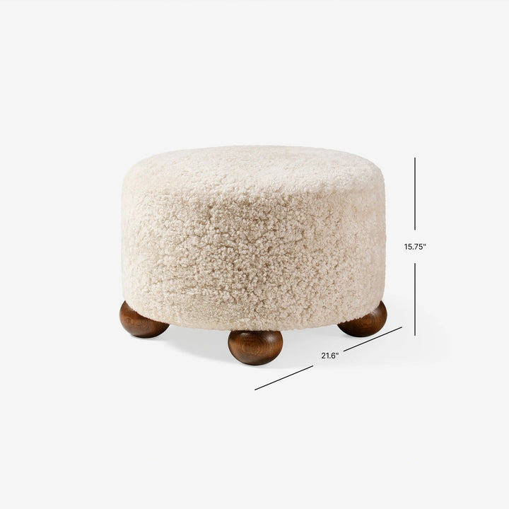 Luupo Ottoman - Sheepskin