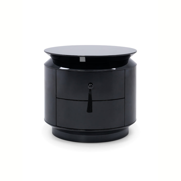 Margot End Table - Black High Gloss