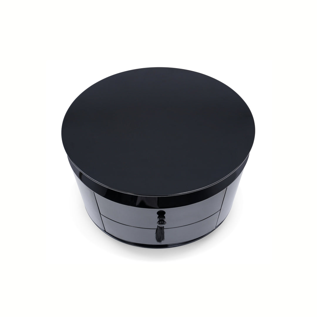 Margot End Table - Black High Gloss