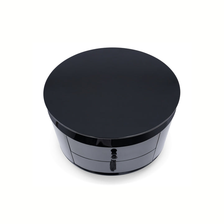 Margot End Table - Black High Gloss
