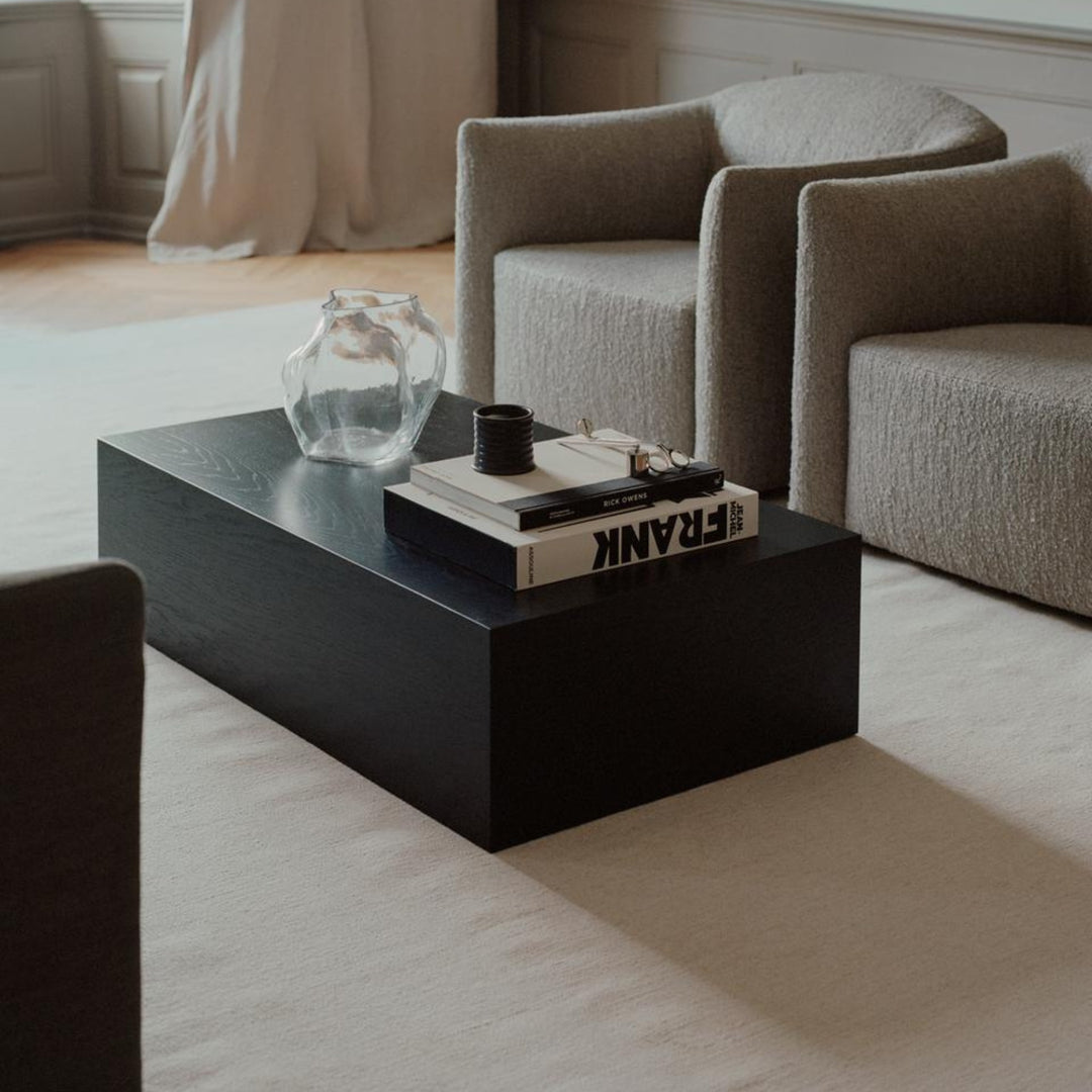 Mass Wide Coffee Table with Drawer