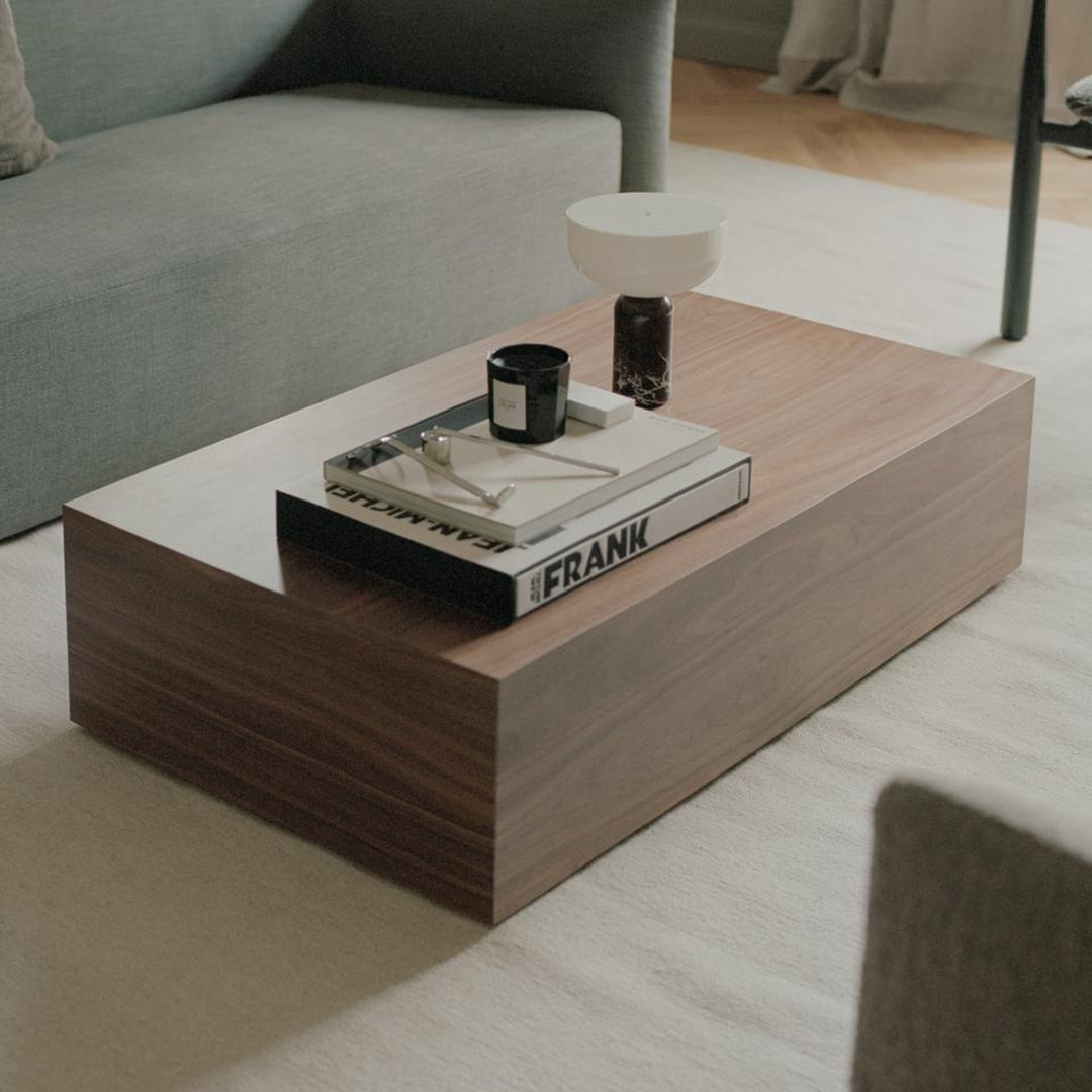 Mass Wide Coffee Table with Drawer