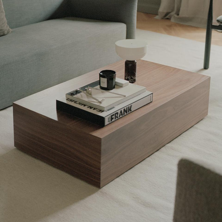 Mass Wide Coffee Table with Drawer