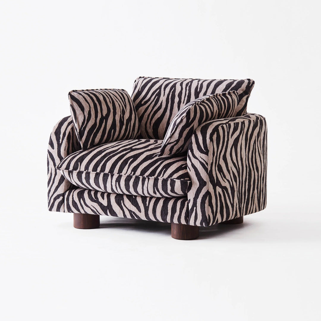 Miles Armchair Zebra