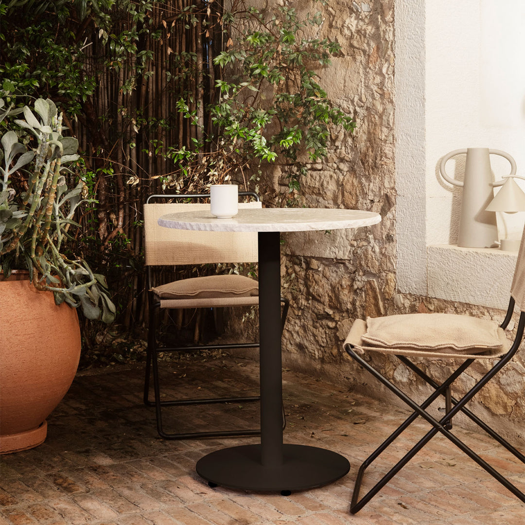 Mineral Café Table - Bianco Curia