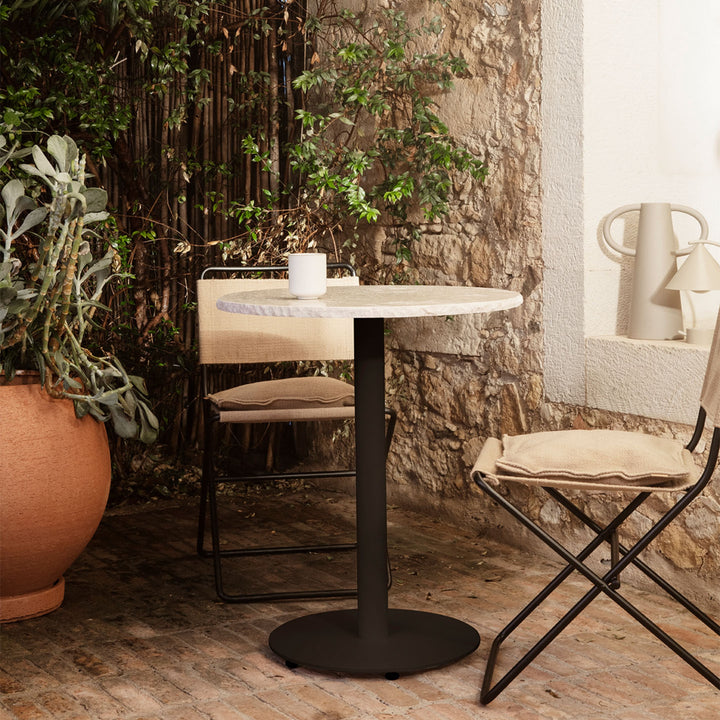 Mineral Café Table - Bianco Curia