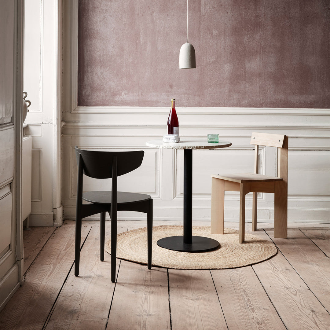 Mineral Café Table - Bianco Curia