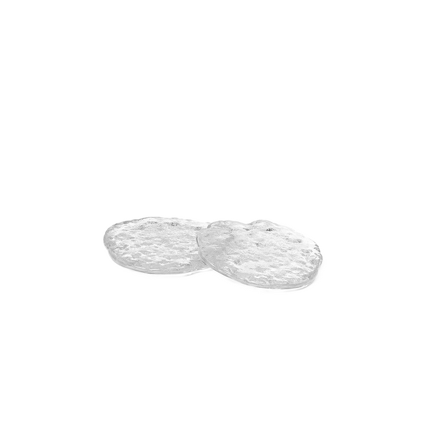 Momento Glass Stones - Small - Set of 2 - Clear
