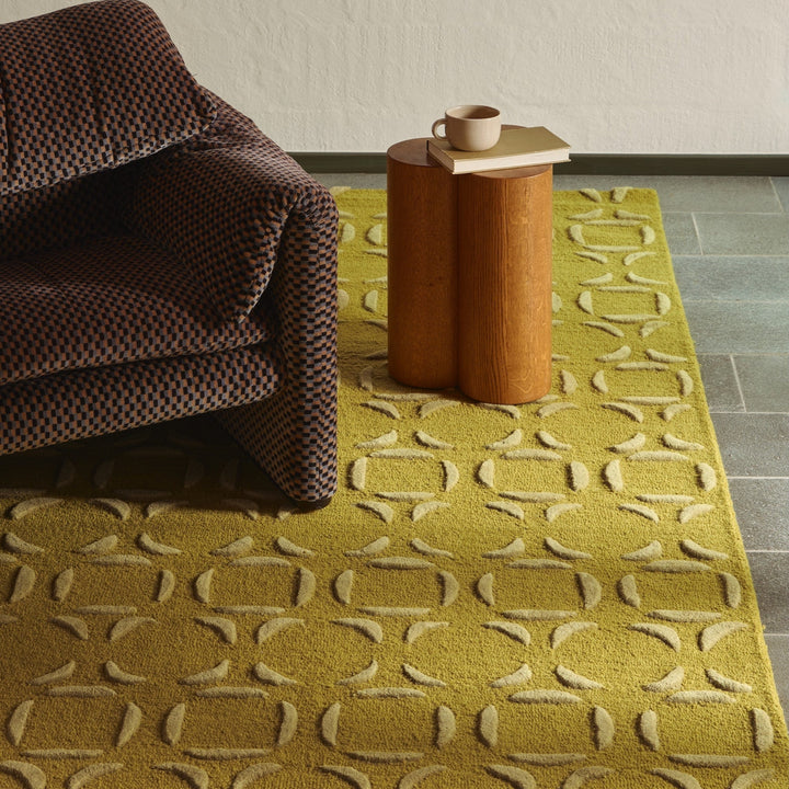 Moss Green Echo Rug