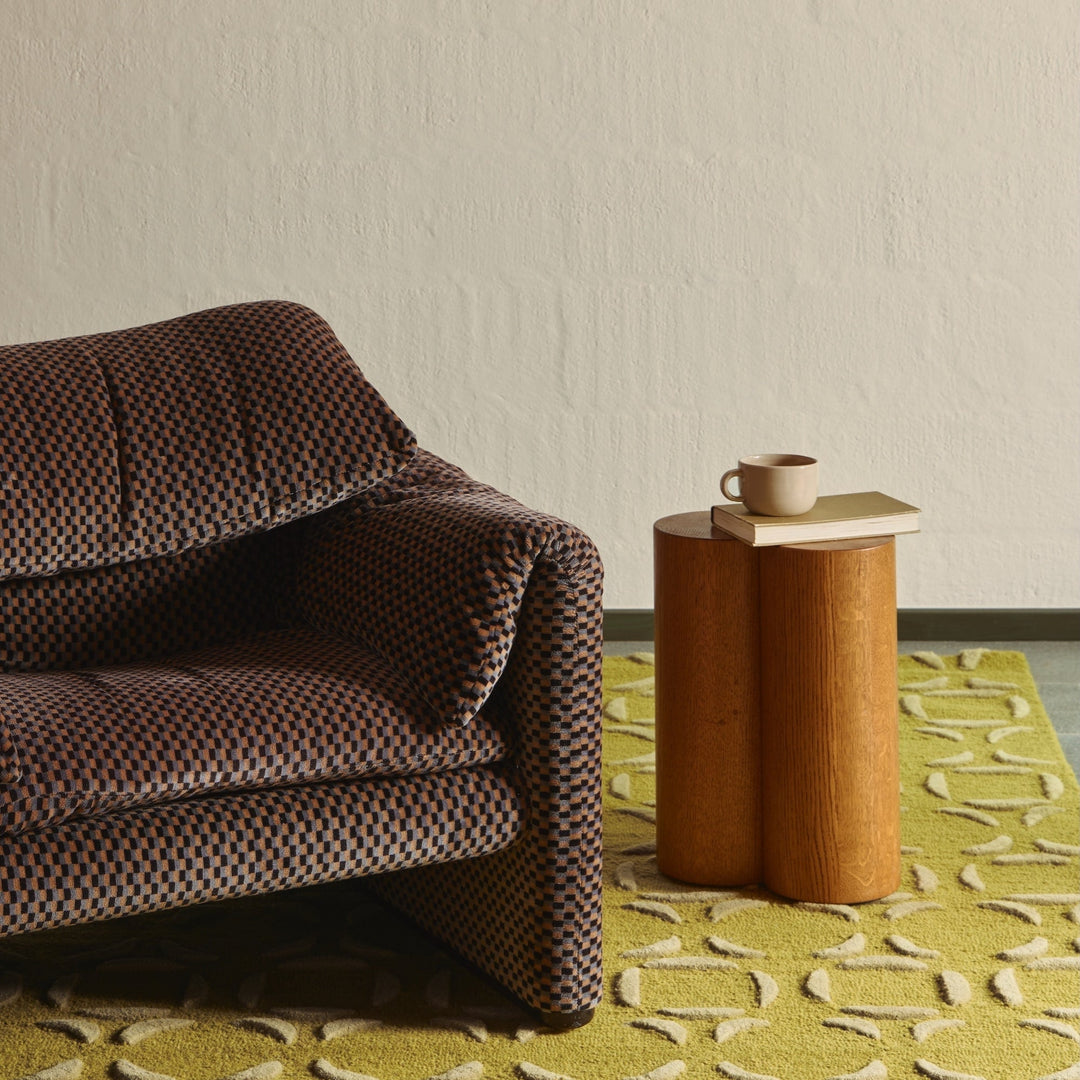 Moss Green Echo Rug