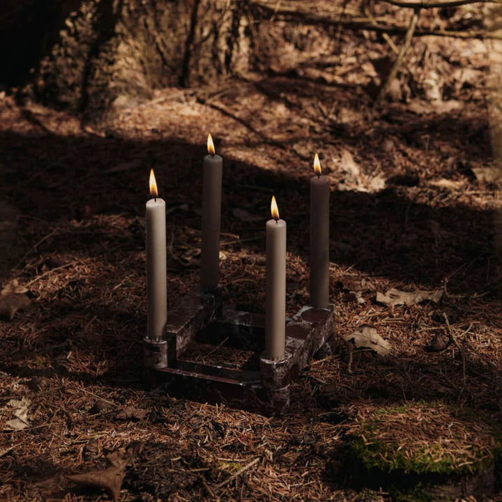 Newel Modular Candle Holder - Set of 4 - Rosso Levanto