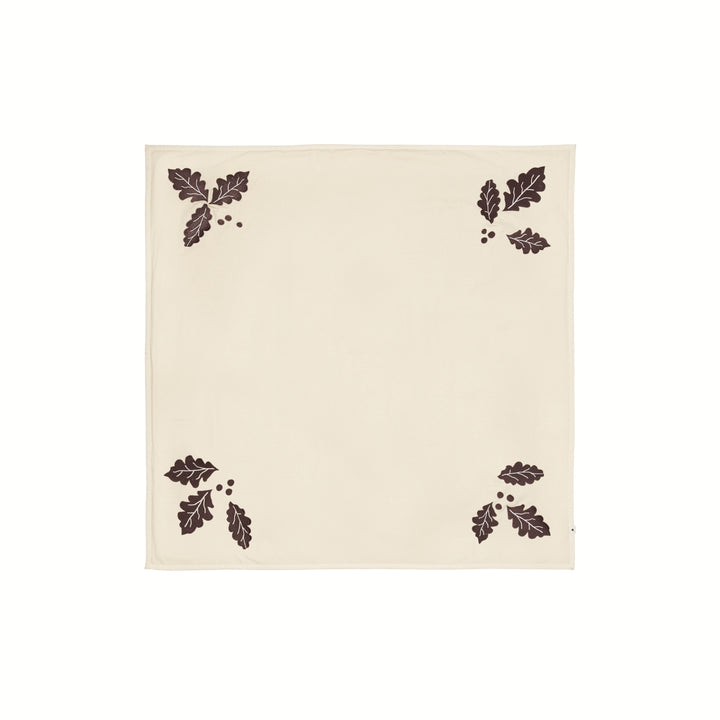 Oak Christmas Tree Blanket - Square - Natural