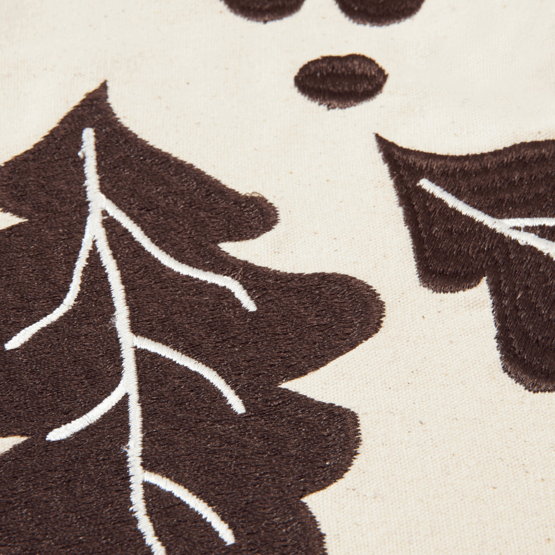 Oak Christmas Tree Blanket - Square - Natural