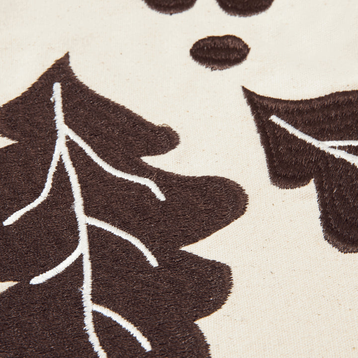 Oak Christmas Tree Blanket - Square - Natural