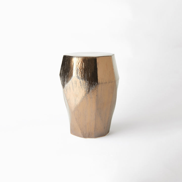 Origami Garden Stool - Bronze
