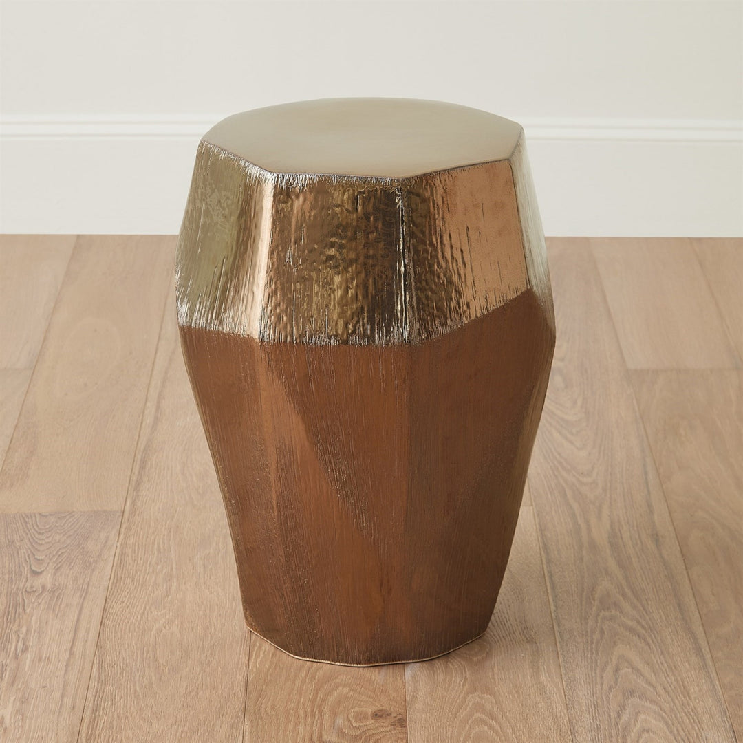 Origami Garden Stool - Bronze