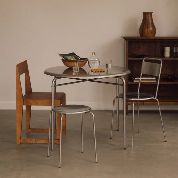 Petit Rond Table - Stainless Steel