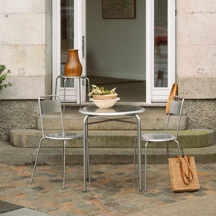Petit Rond Table - Stainless Steel