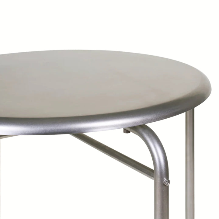 Petit Rond Table - Stainless Steel
