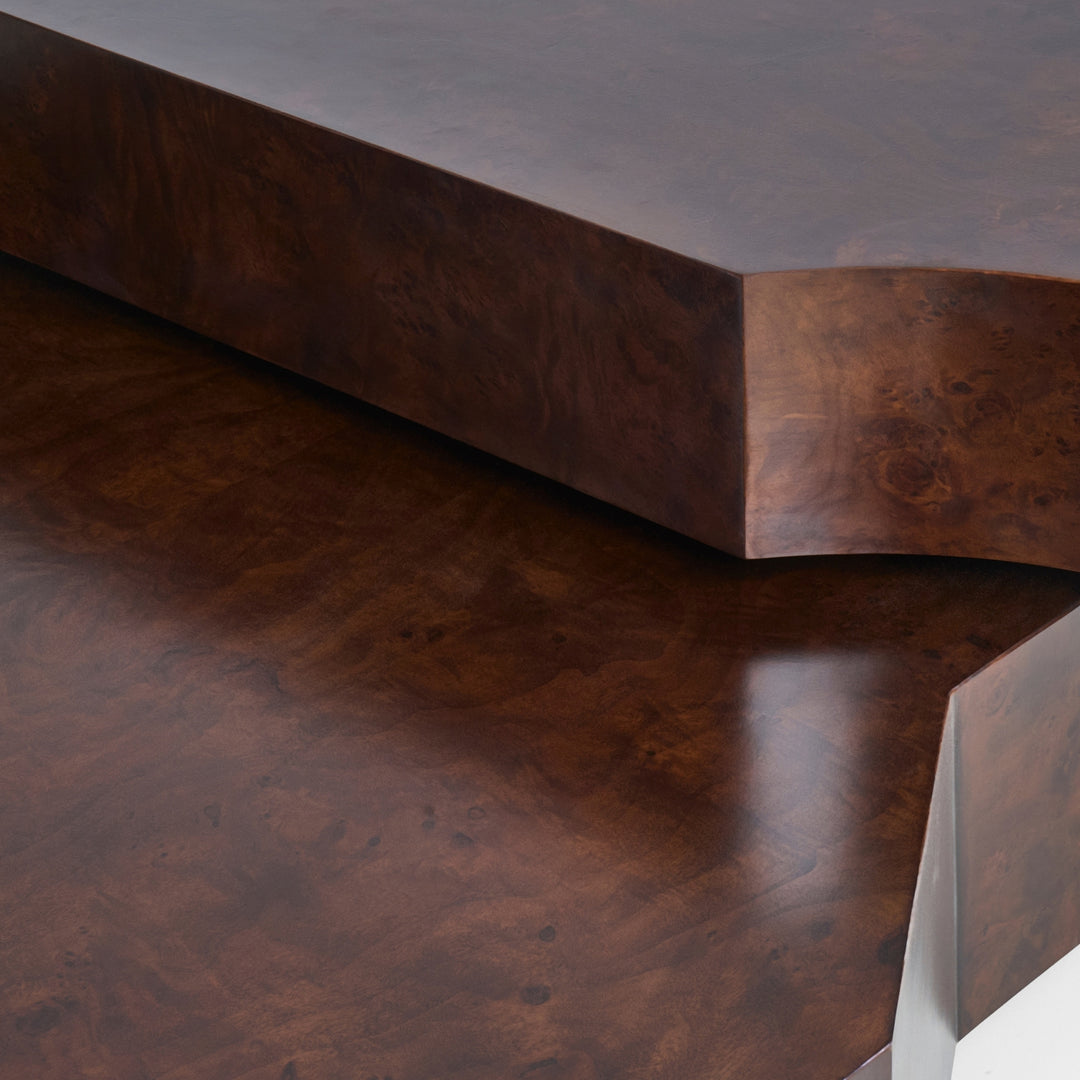 Petra Burl Coffee Table